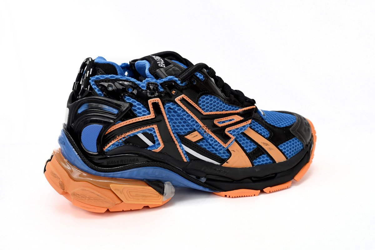 PK God Batch Balenciaga Runner Blue Yellow Black 677402 W3RB2 1120 - Image 8