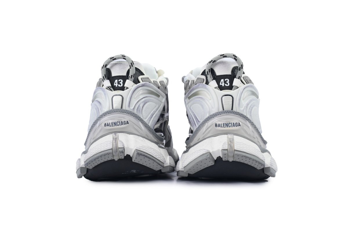 PK God Batch Balenciaga Runner Sneaker 'Grey White Black' 772774 W3RNY 9012 - Image 3