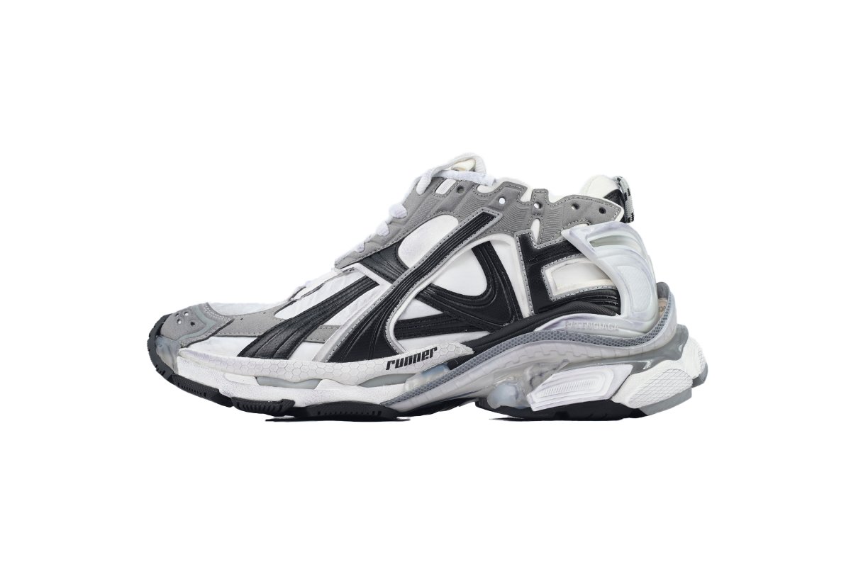 PK God Batch Balenciaga Runner Sneaker 'Grey White Black' 772774 W3RNY 9012