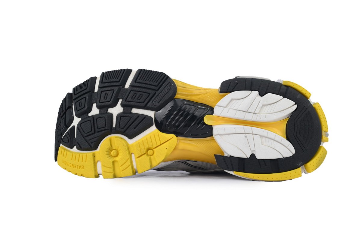 PK God Batch Balenciaga Runner Sneaker 'White Yellow' 772767 W3RNY 9170 - Image 4