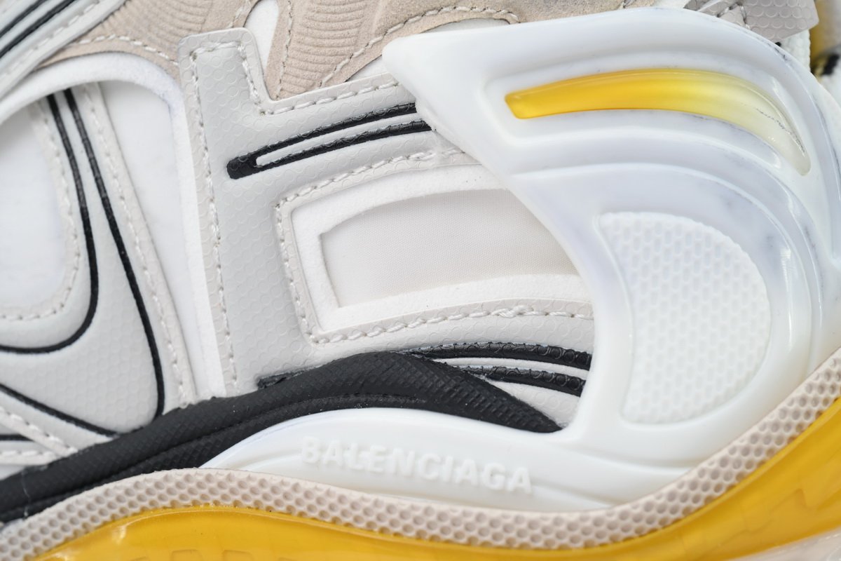 PK God Batch Balenciaga Runner Sneaker 'White Yellow' 772767 W3RNY 9170 - Image 7