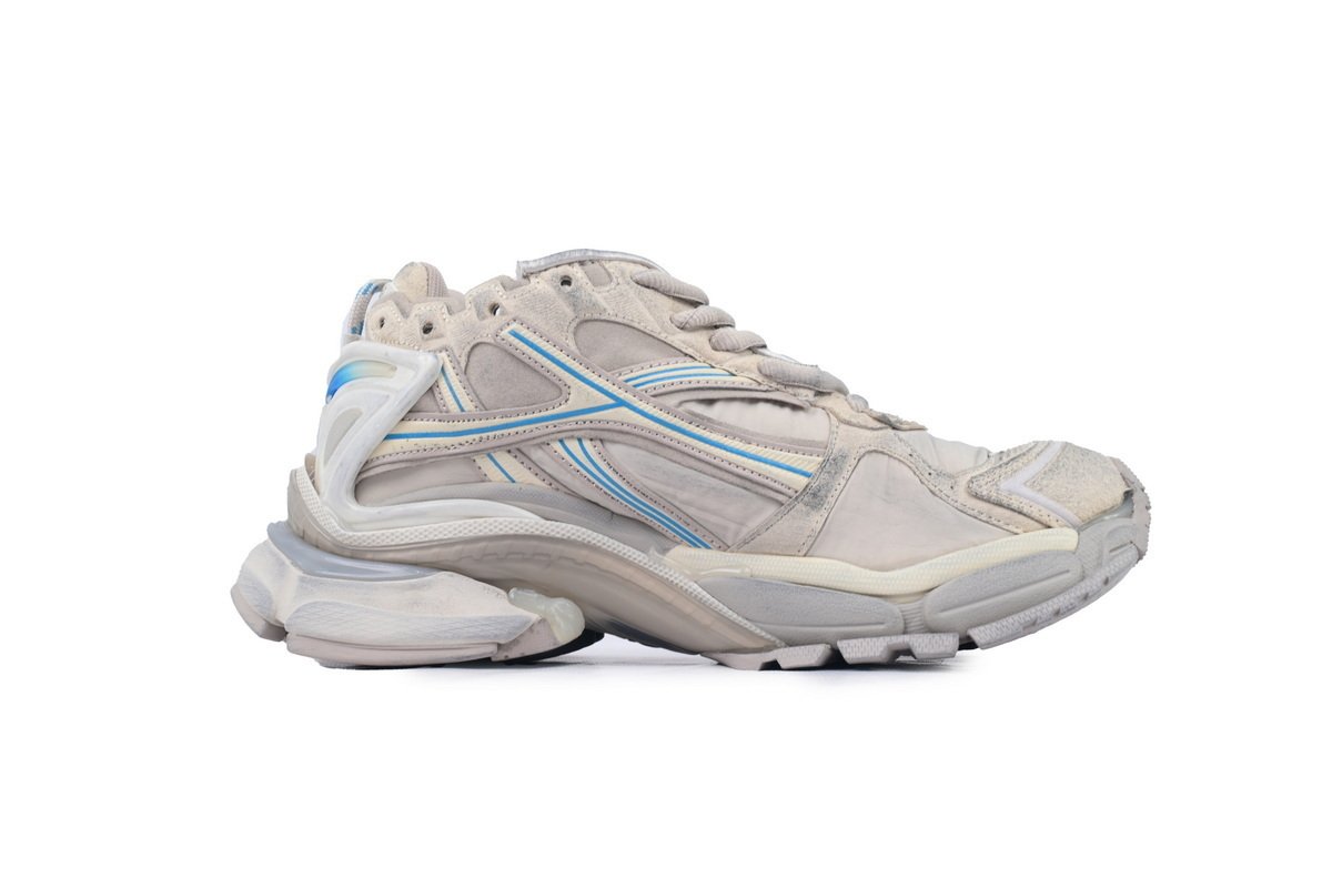 PK God Batch Balenciaga Runner Sneaker Brown Blue 772767 W3RNY 2240 - Image 2