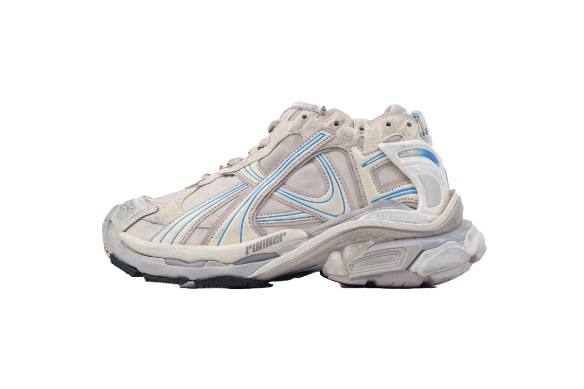 PK God Batch Balenciaga Runner Sneaker Brown Blue 772767 W3RNY 2240