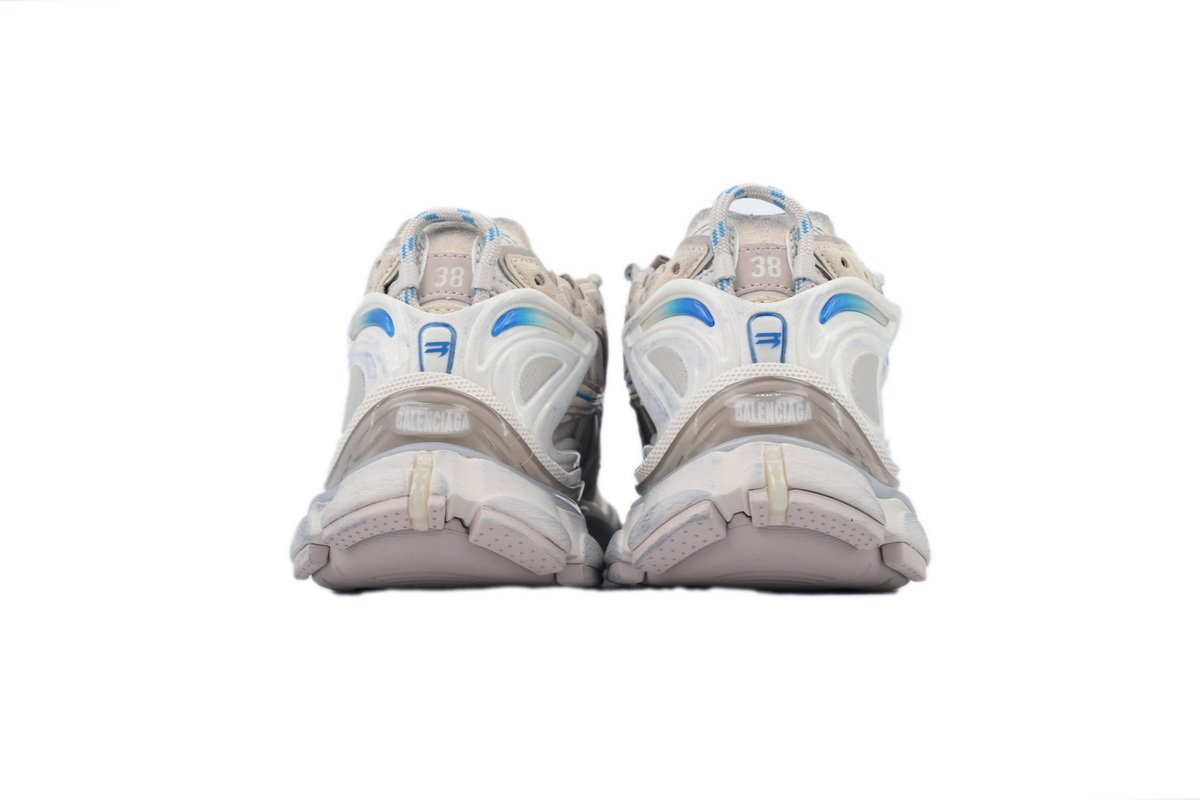 PK God Batch Balenciaga Runner Sneaker Brown Blue 772767 W3RNY 2240 - Image 3