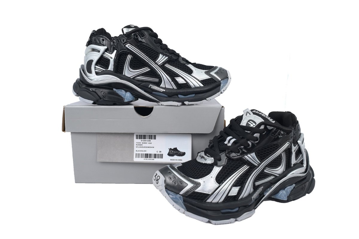 PK God Batch Balenciaga Runner Sneaker Dark Gray 772767 W3RNY 0322 - Image 11