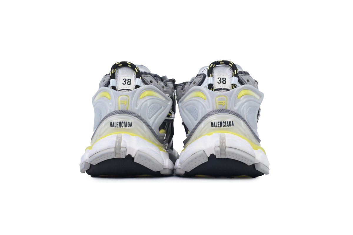 PK God Batch Balenciaga Runner Sneaker Grey Black Yellow 772767 W3RMU 1279 - Image 3