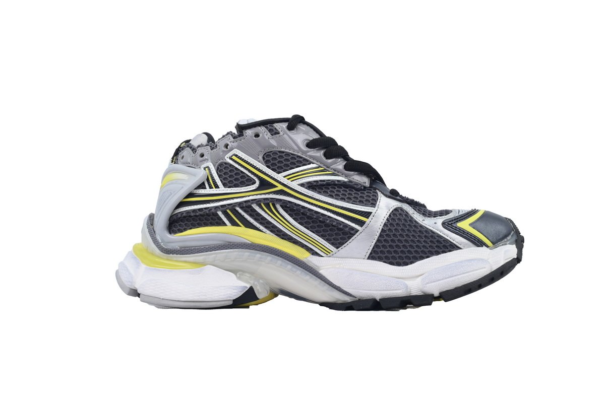 PK God Batch Balenciaga Runner Sneaker Grey Black Yellow 772767 W3RMU 1279 - Image 2