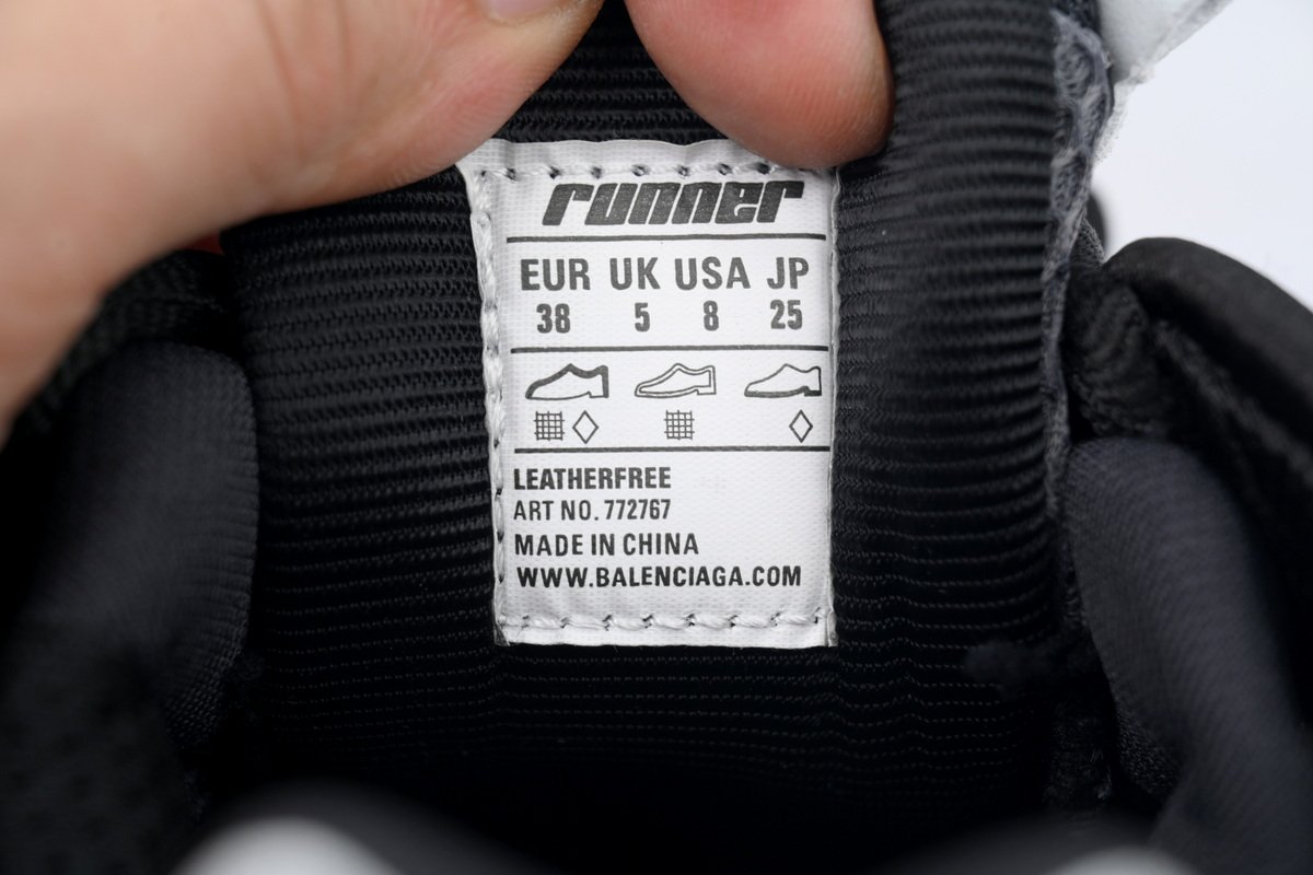 PK God Batch Balenciaga Runner Sneaker Grey Black Yellow 772767 W3RMU 1279 - Image 9