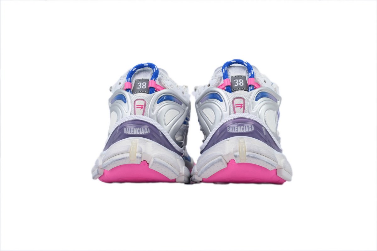 PK God Batch Balenciaga Runner Sneaker Purple Blue Powder 772767 W3RNY 6120 - Image 3