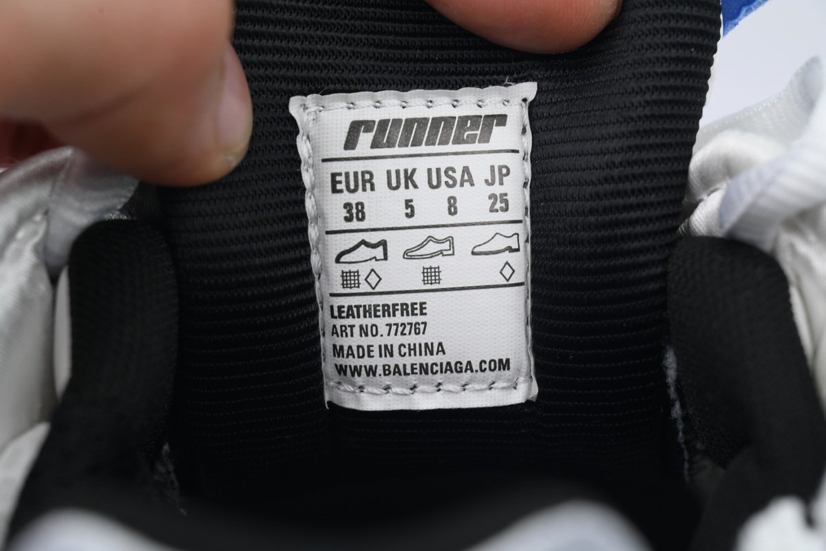 PK God Batch Balenciaga Runner Sneaker Purple Blue Powder 772767 W3RNY 6120 - Image 9