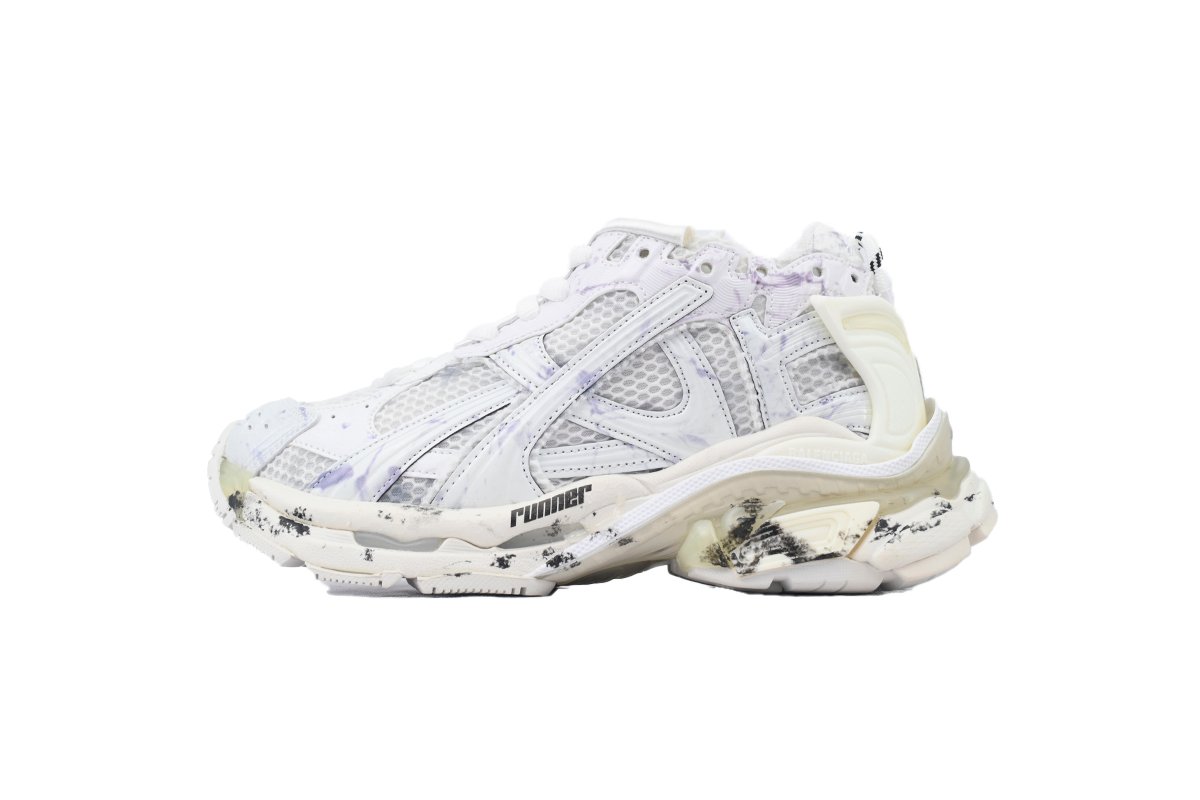 PK God Batch Balenciaga Runner Sneaker White Graffiti 772767 W3RNY 2301
