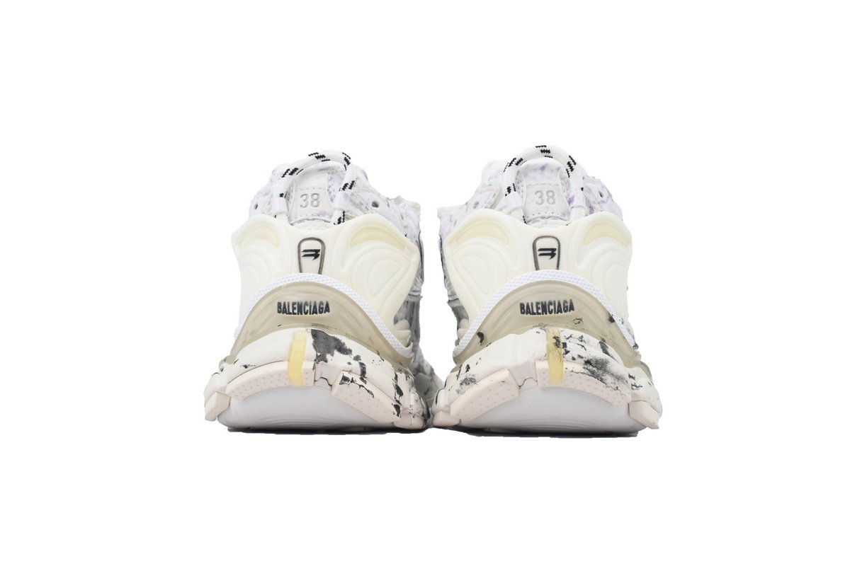 PK God Batch Balenciaga Runner Sneaker White Graffiti 772767 W3RNY 2301 - Image 3