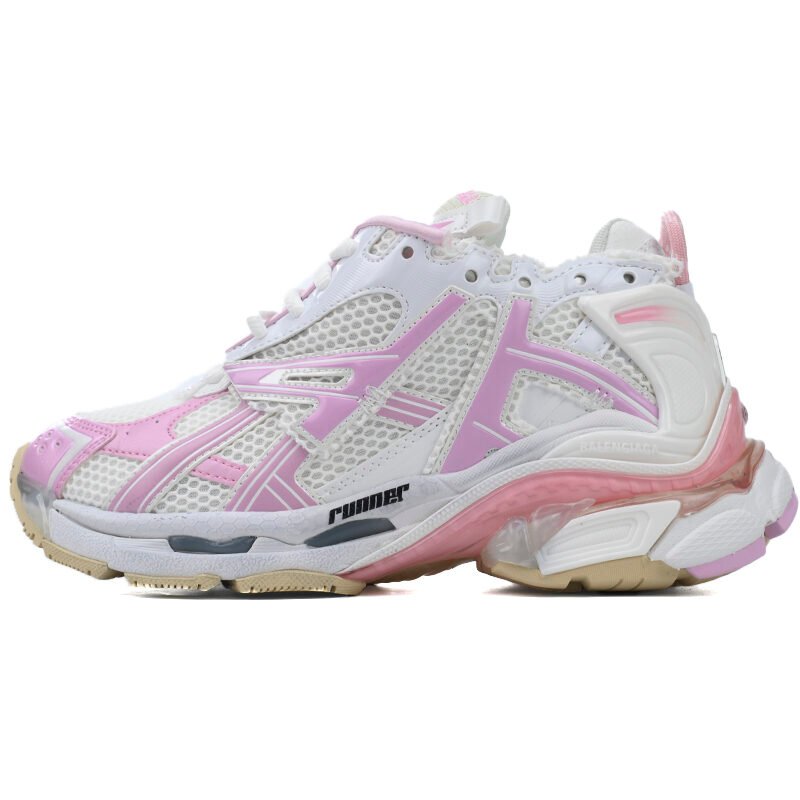 PK God Batch Balenciaga Runner White Pink 677403W3RB39059
