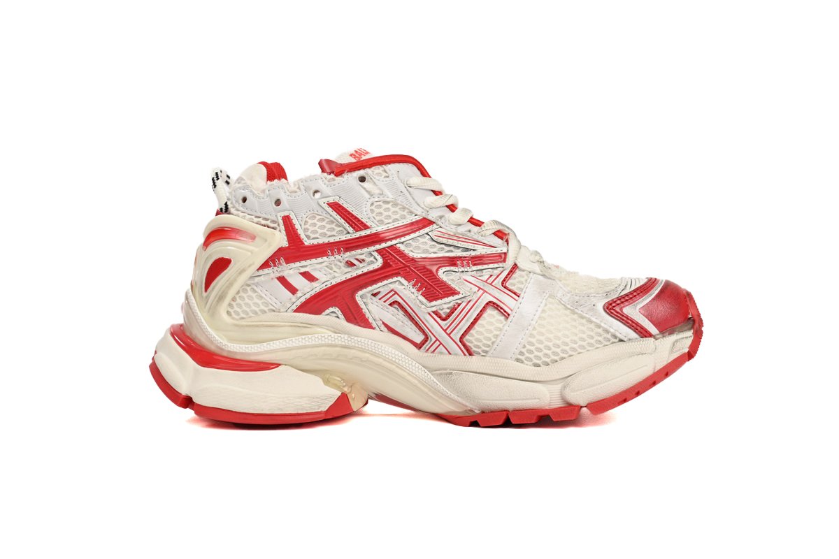 PK God Batch Balenciaga Runner White Red 677402 W3RB2 9060 - Image 2