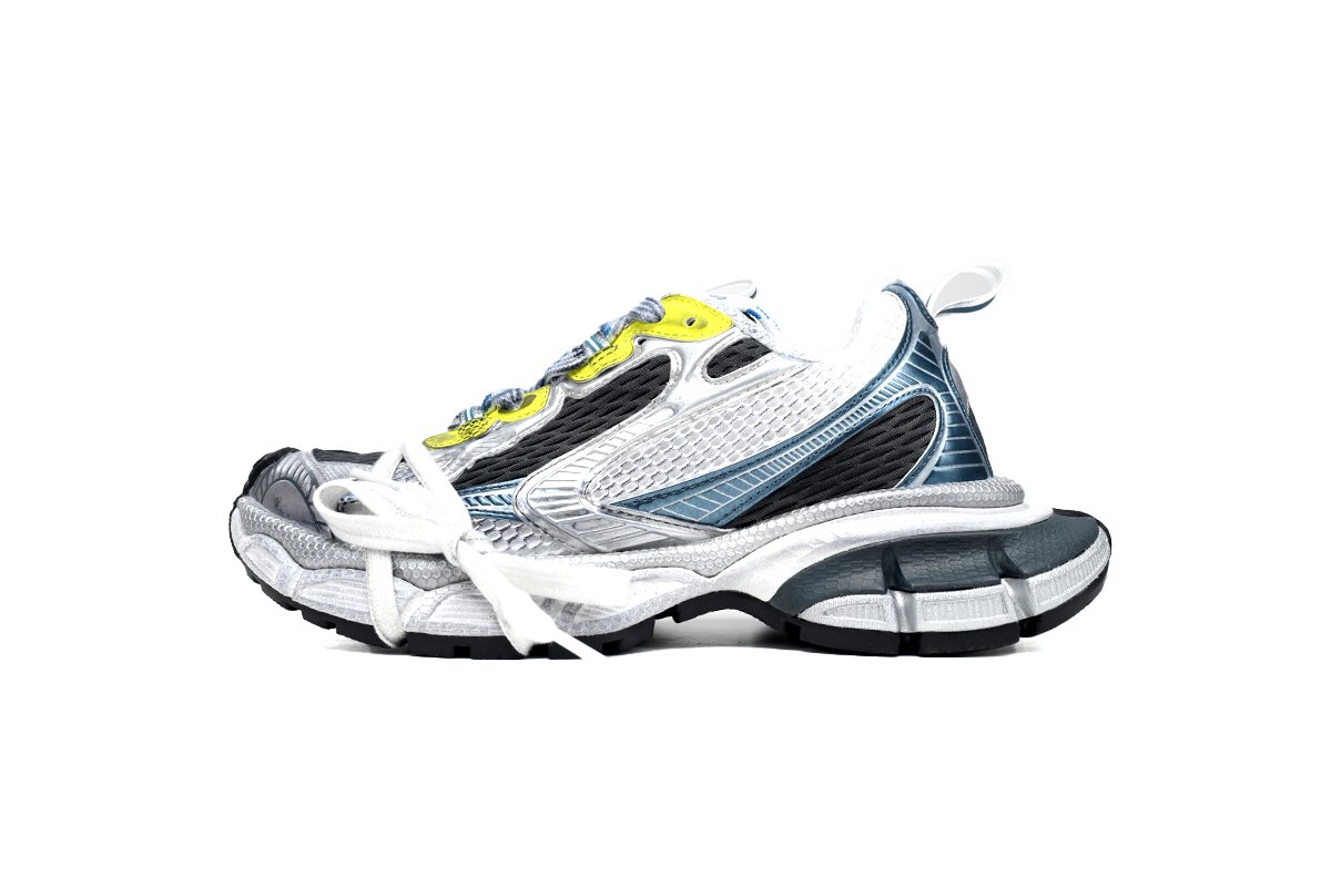 PK God Batch Balenciaga White Blue Yellow 734734 W3XL5 9047