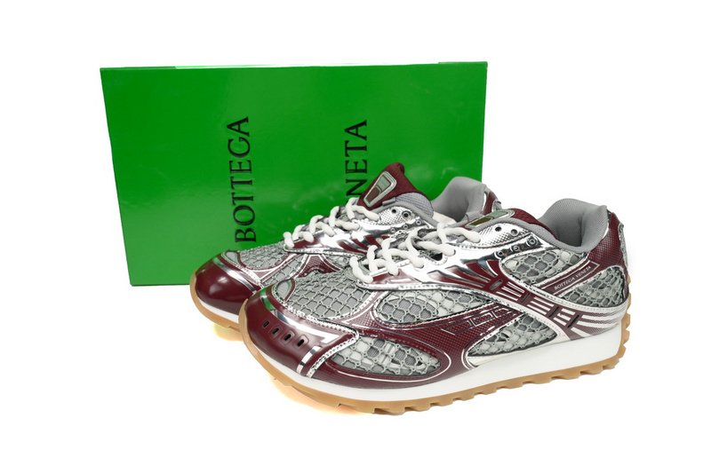 PK God Batch Bottega Veneta Orbit Sneaker Wine Red - Image 12