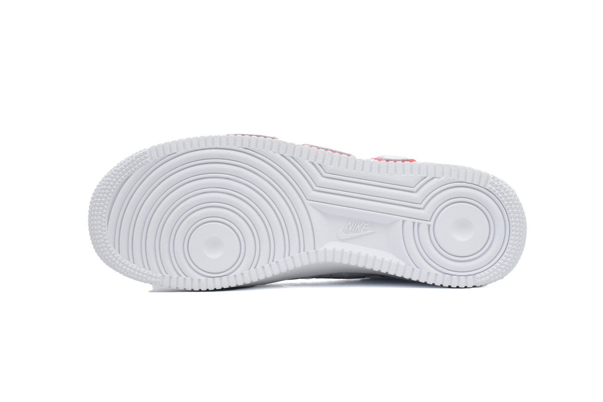 PK God Batch CPFM x Nike Air Force 1 Low Premium White Red CK4746-991 - Image 4