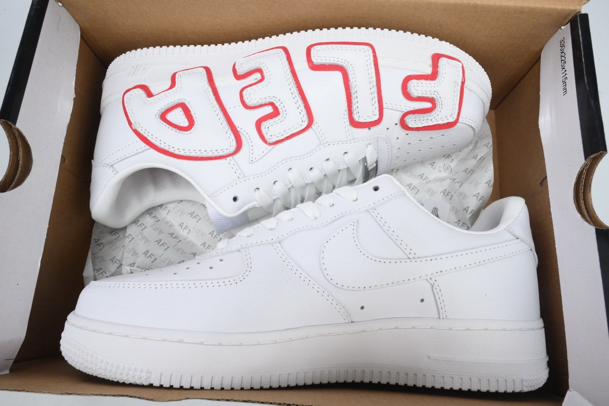 PK God Batch CPFM x Nike Air Force 1 Low Premium White Red CK4746-991 - Image 12
