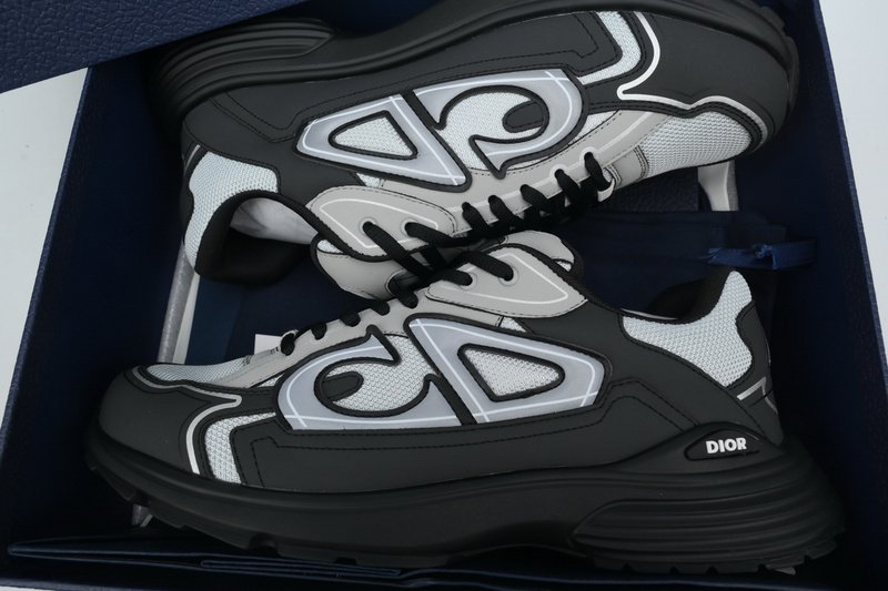 PK God Batch Dior Light Grey 'B30' Sneakers Dark Gray 3SN27ZIR-16536 - Image 10