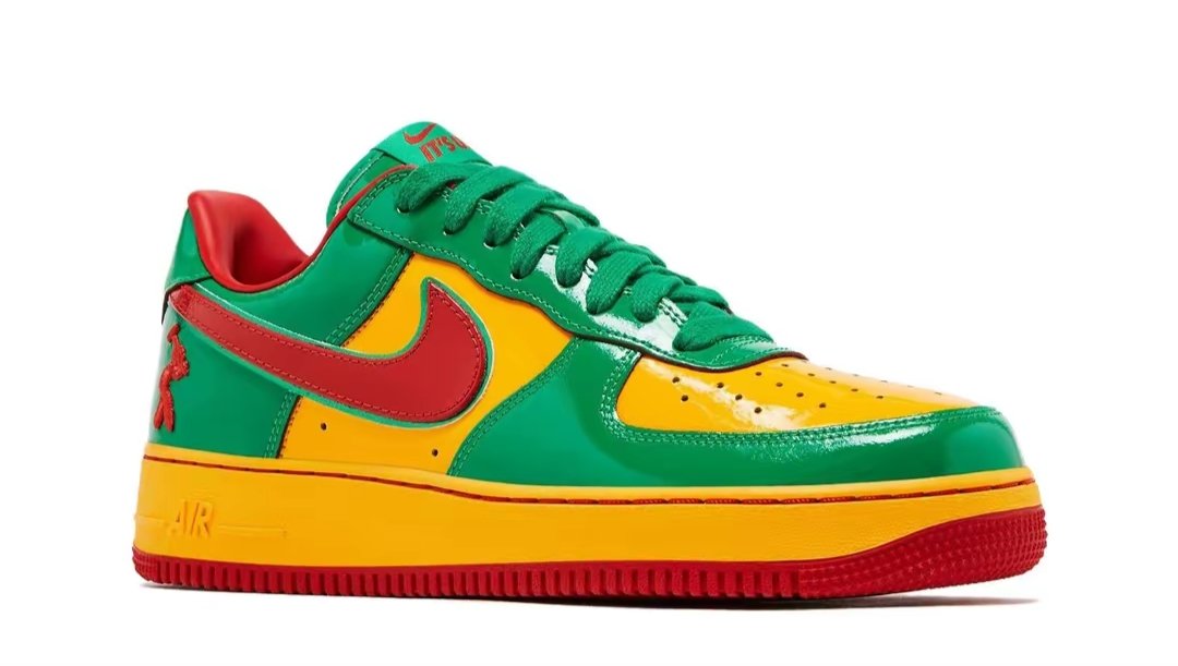 PK God Batch Lil Yachty X Air Force 1 Low 'Concrete Boys Lucky Green' - Image 3