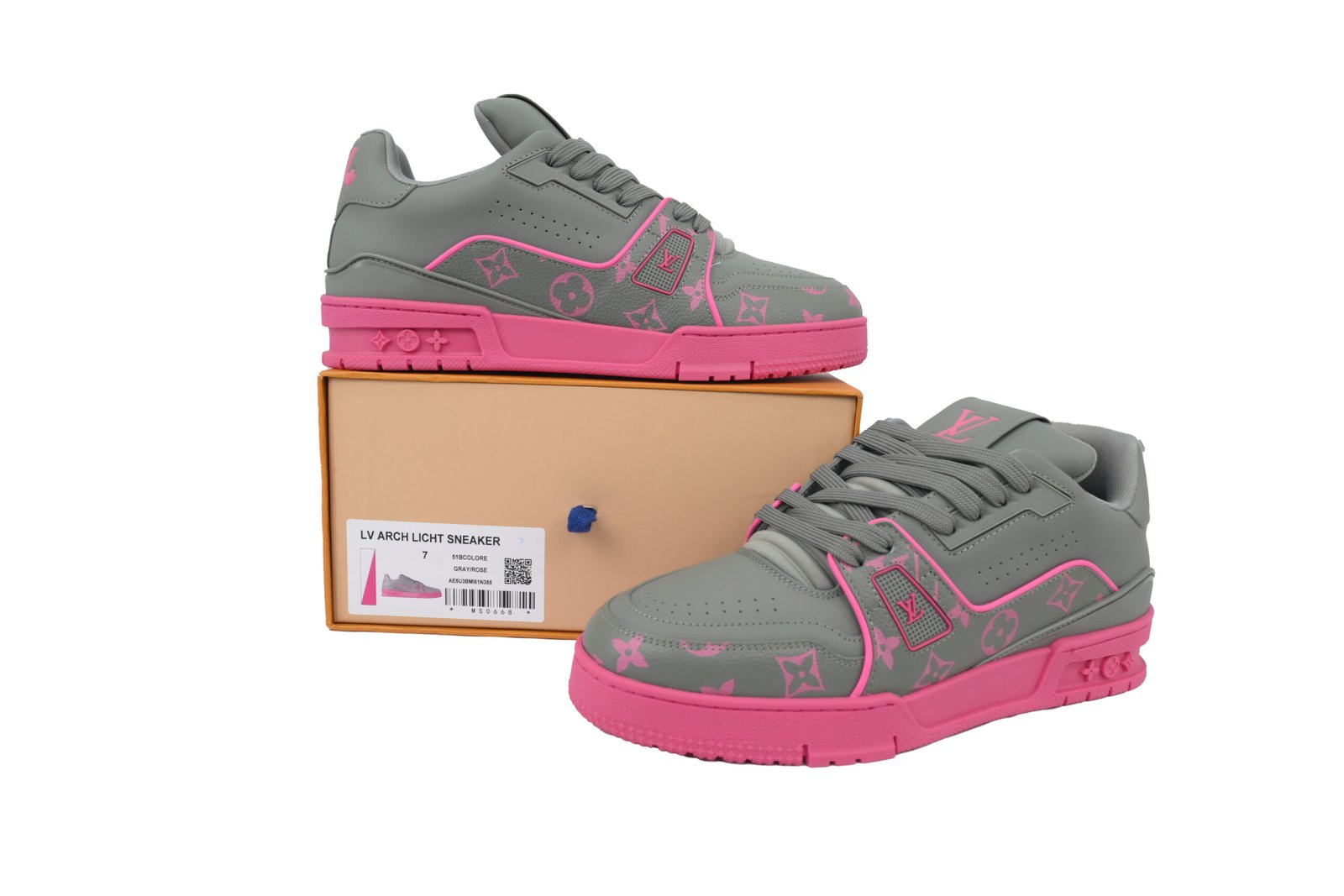 PK God Batch Louis Vuitton Dark Gray Color Printing - Image 10