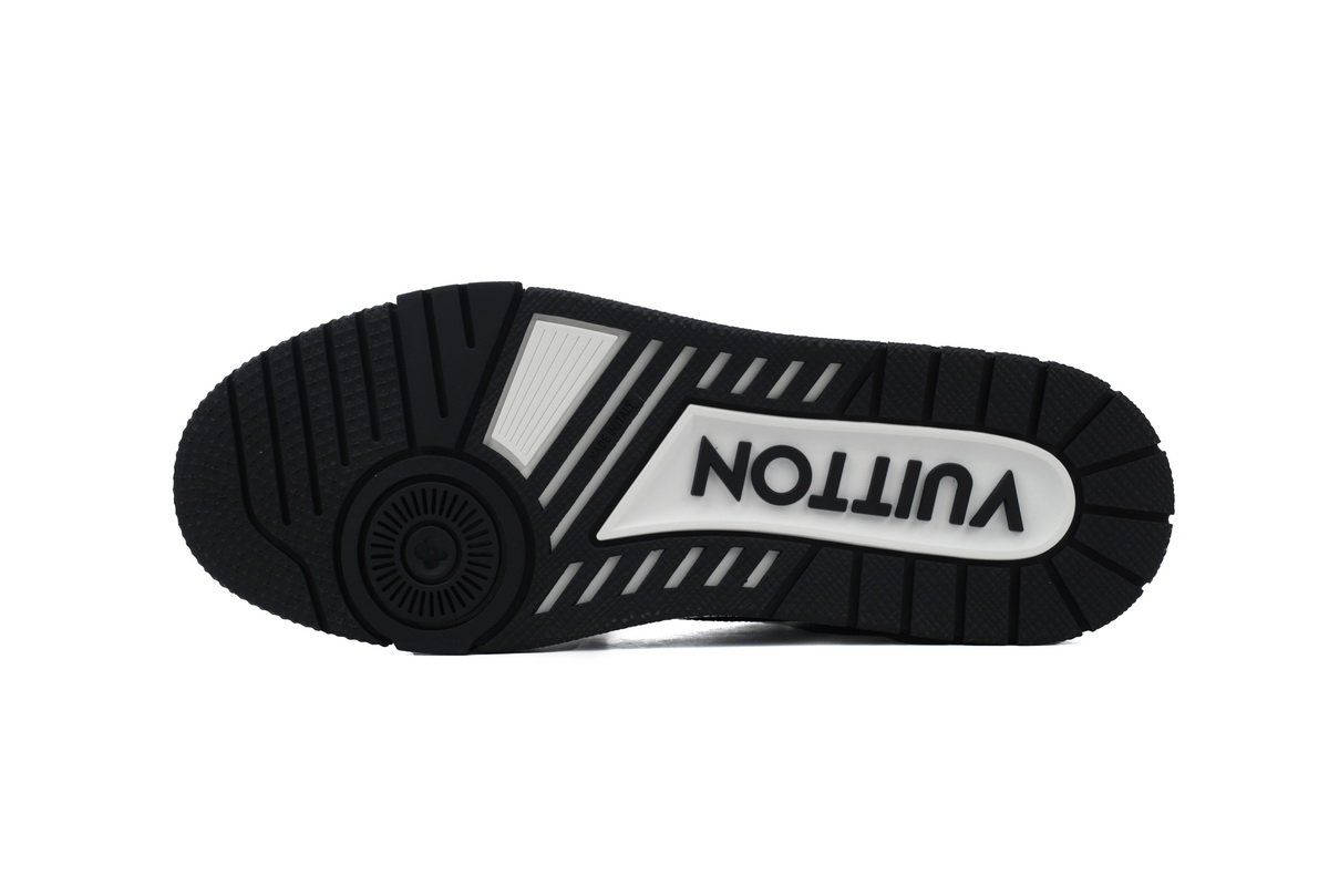 PK God Batch Louis Vuitton LV Trainer Black Damier 3D Denim 1AD6DX - Image 4