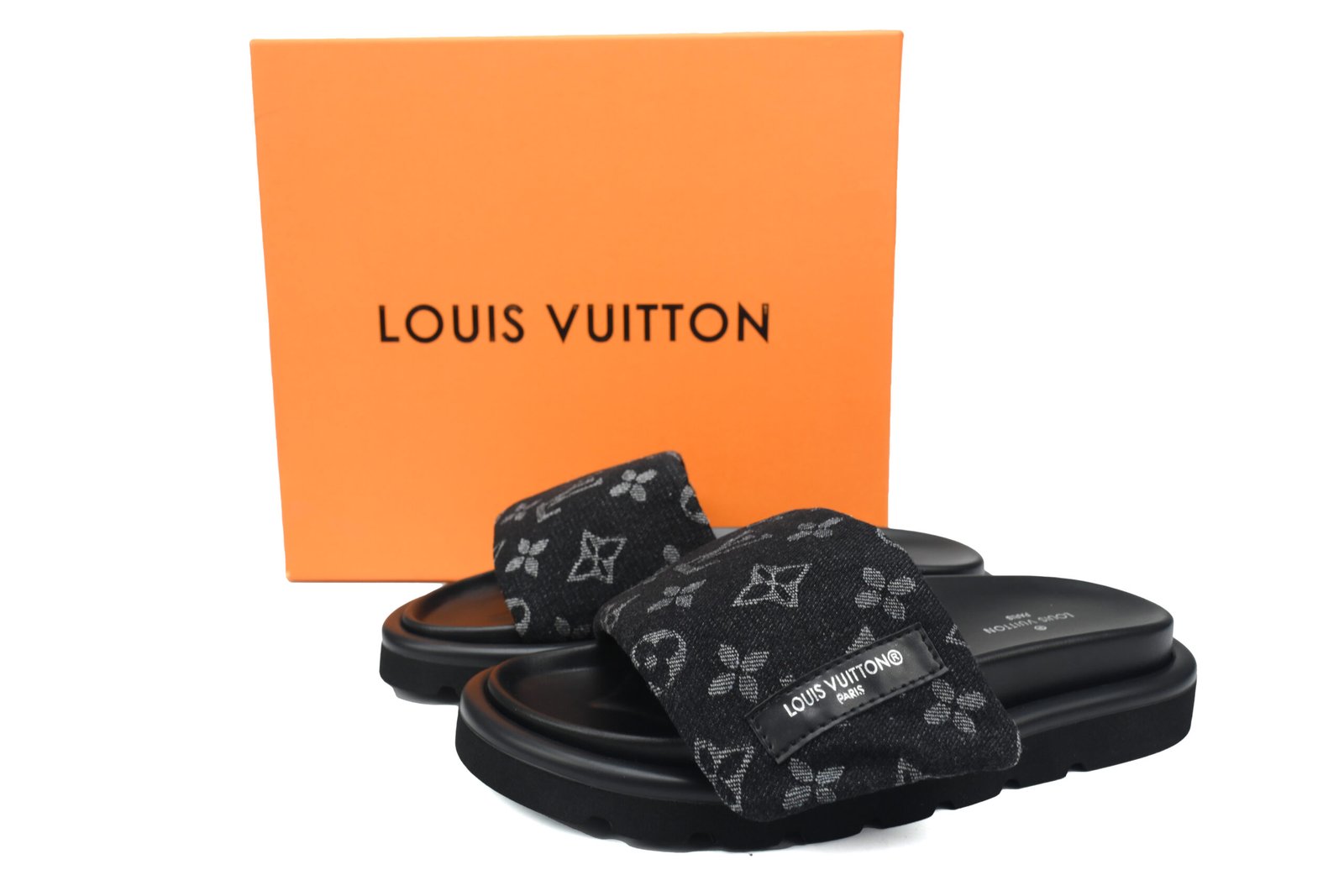 PK God Batch LOUIS VUITTON Pool Pillow Comfort Black Label Denim - Image 2