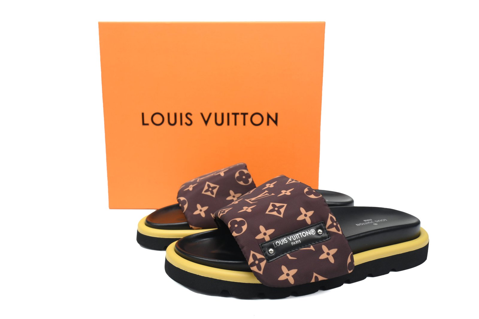 PK God Batch LOUIS VUITTON Pool Pillow Comfort Brown Black Label - Image 2