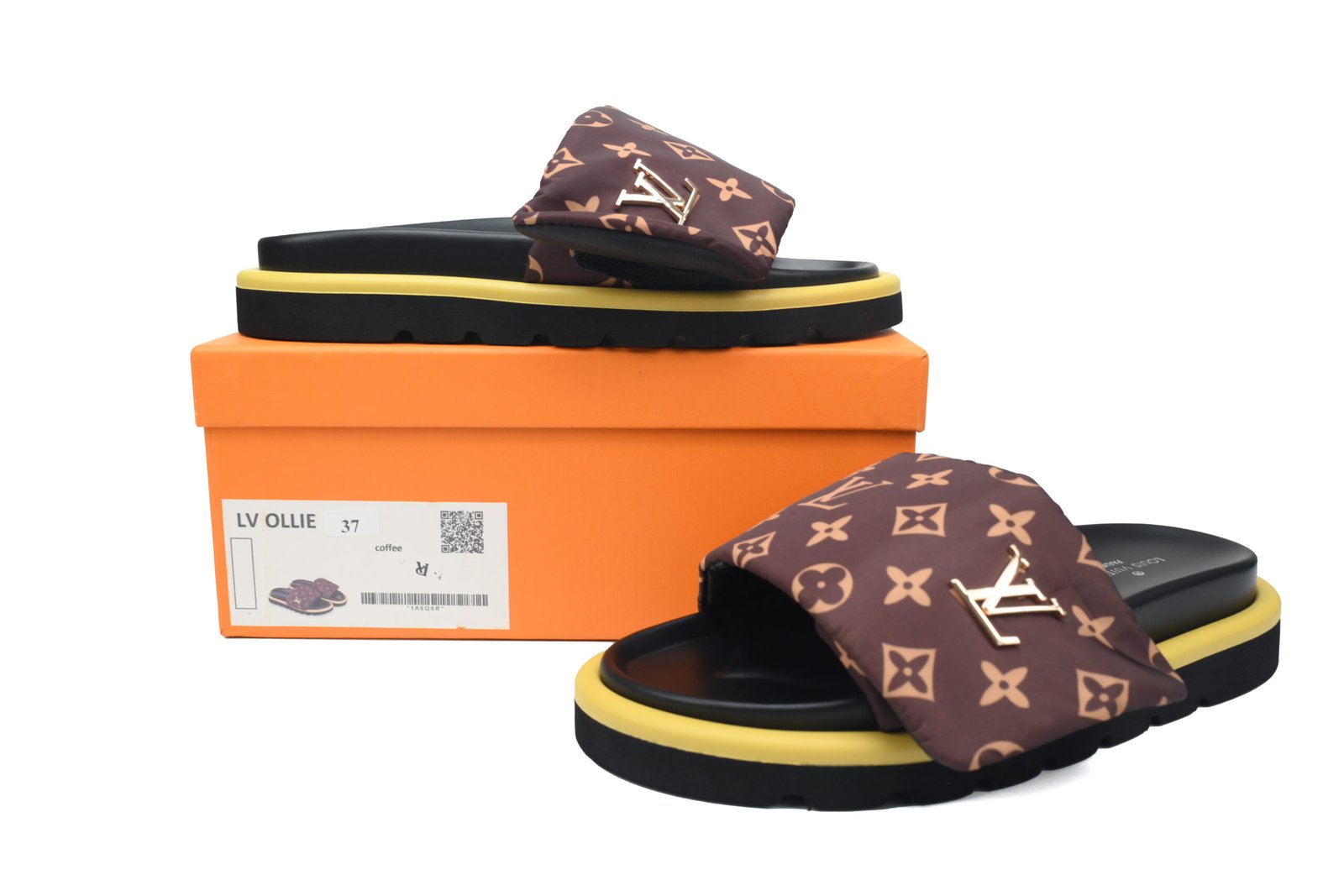 PK God Batch LOUIS VUITTON Pool Pillow Comfort Brown metal label - Image 4