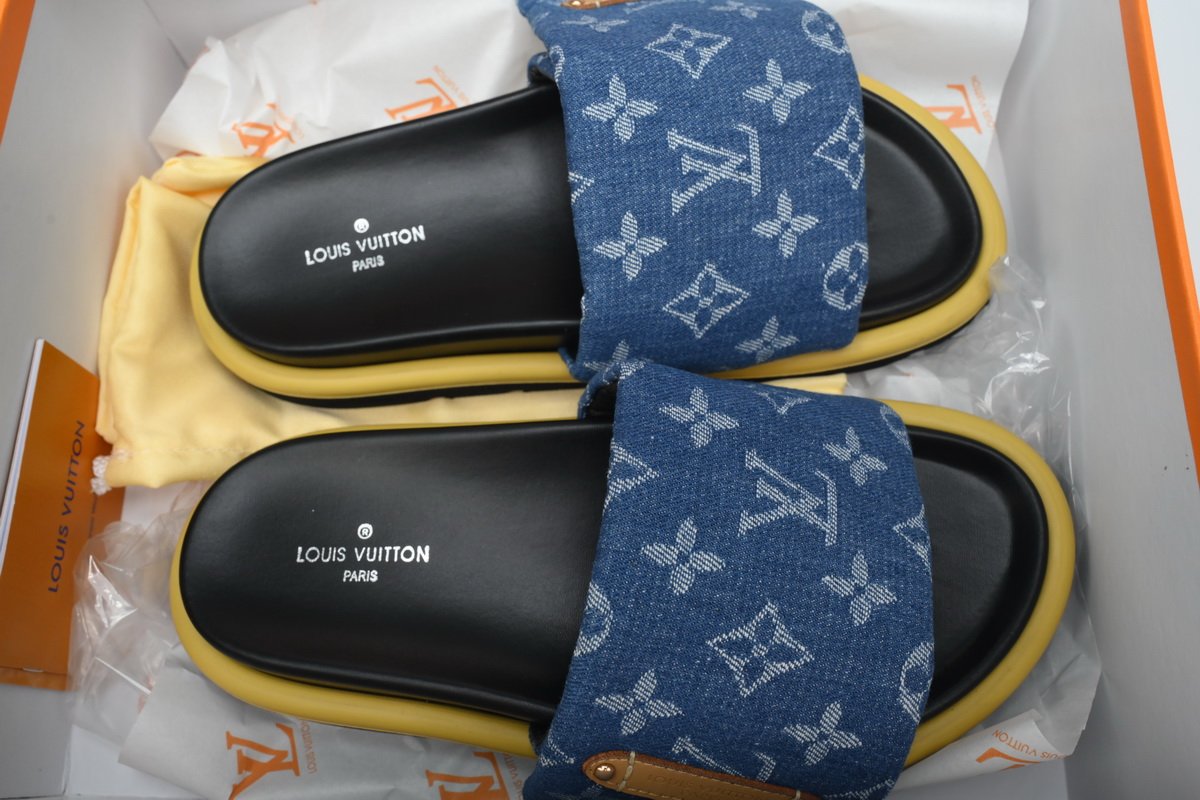 PK God Batch LOUIS VUITTON Pool Pillow Comfort Dark blue denim - Image 9