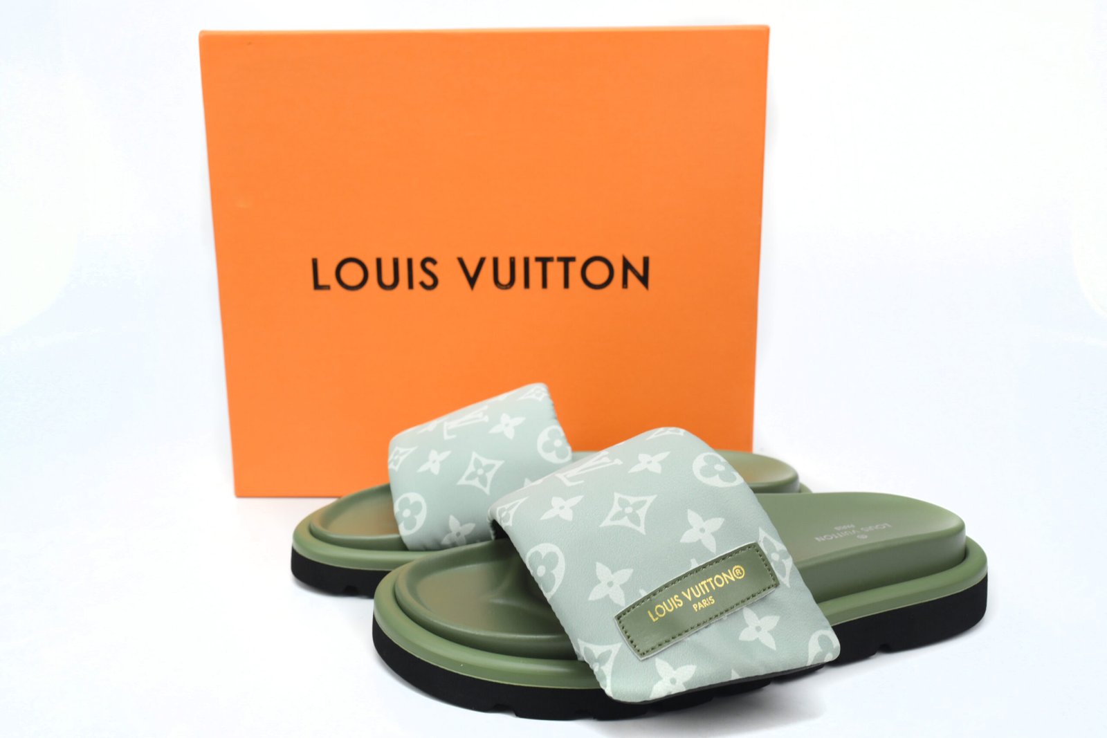 PK God Batch LOUIS VUITTON Pool Pillow Comfort Light green denim green label - Image 2