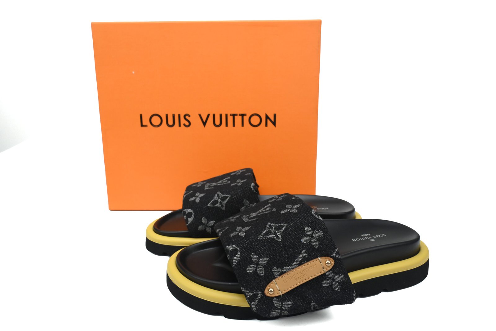 PK God Batch LOUIS VUITTON Pool Pillow Comfort Yellow Label Denim - Image 2