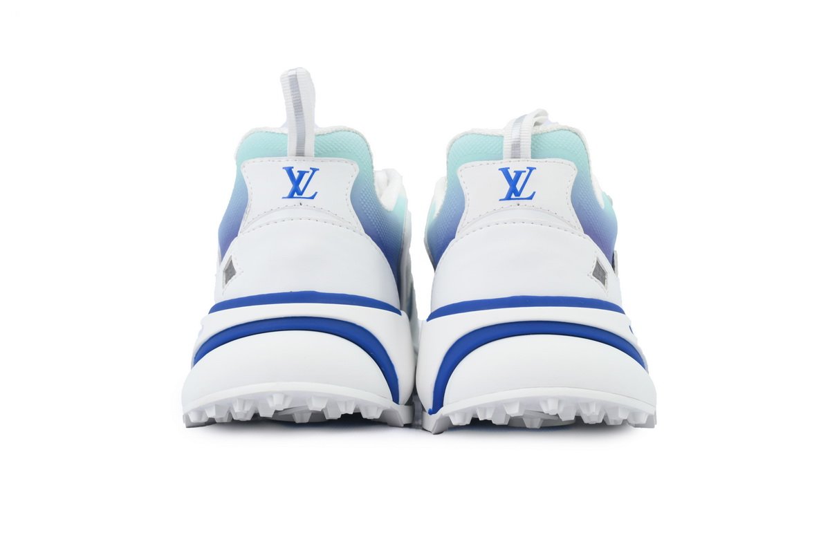 PK God Batch Louis Vuitton Run Tatic White Blue - Image 4