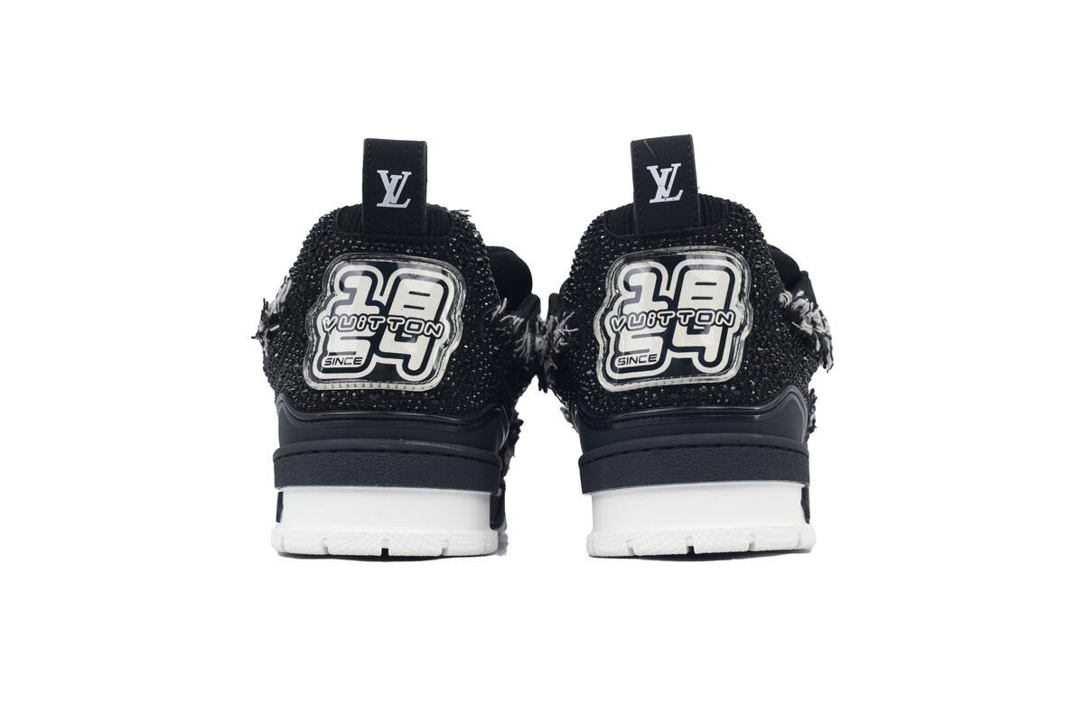 PK God Batch Louis Vuitton Skate Horse Hair Black Diamond - Image 3