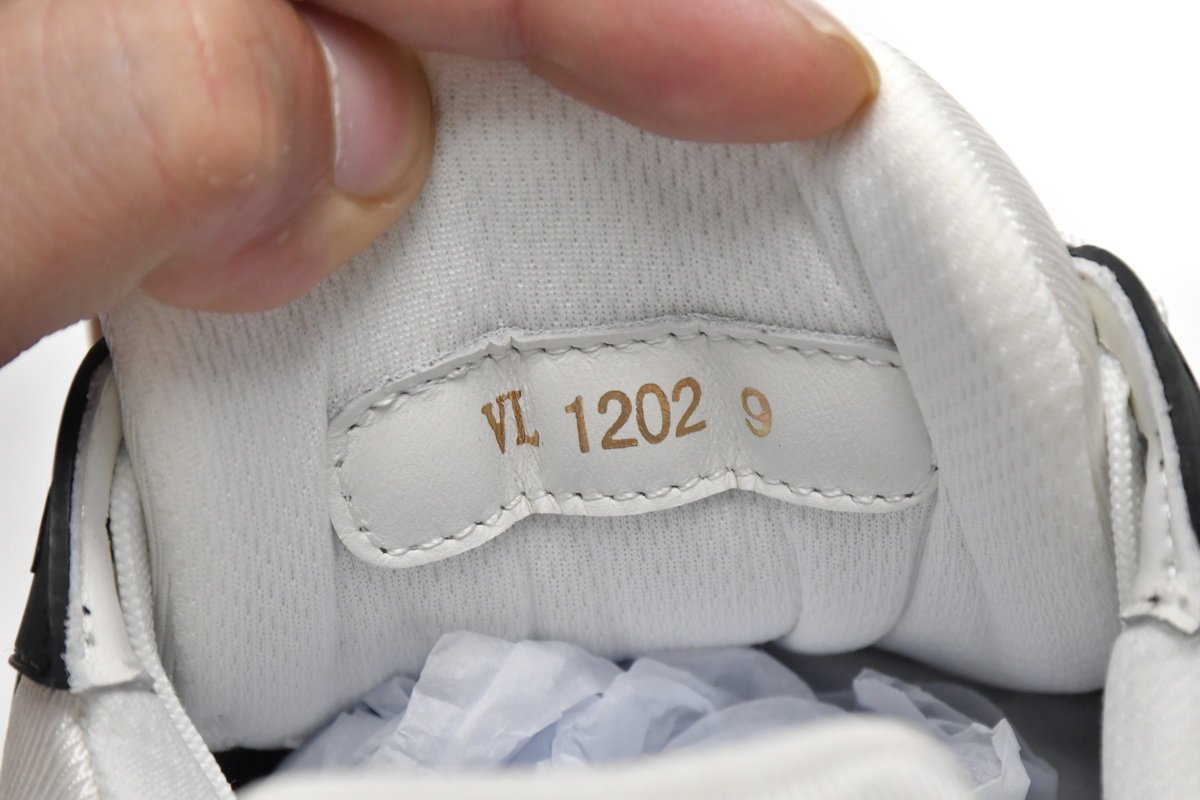 PK God Batch LOUIS VUITTON Trainer Black And White Cloth Cover VL1202 - Image 10