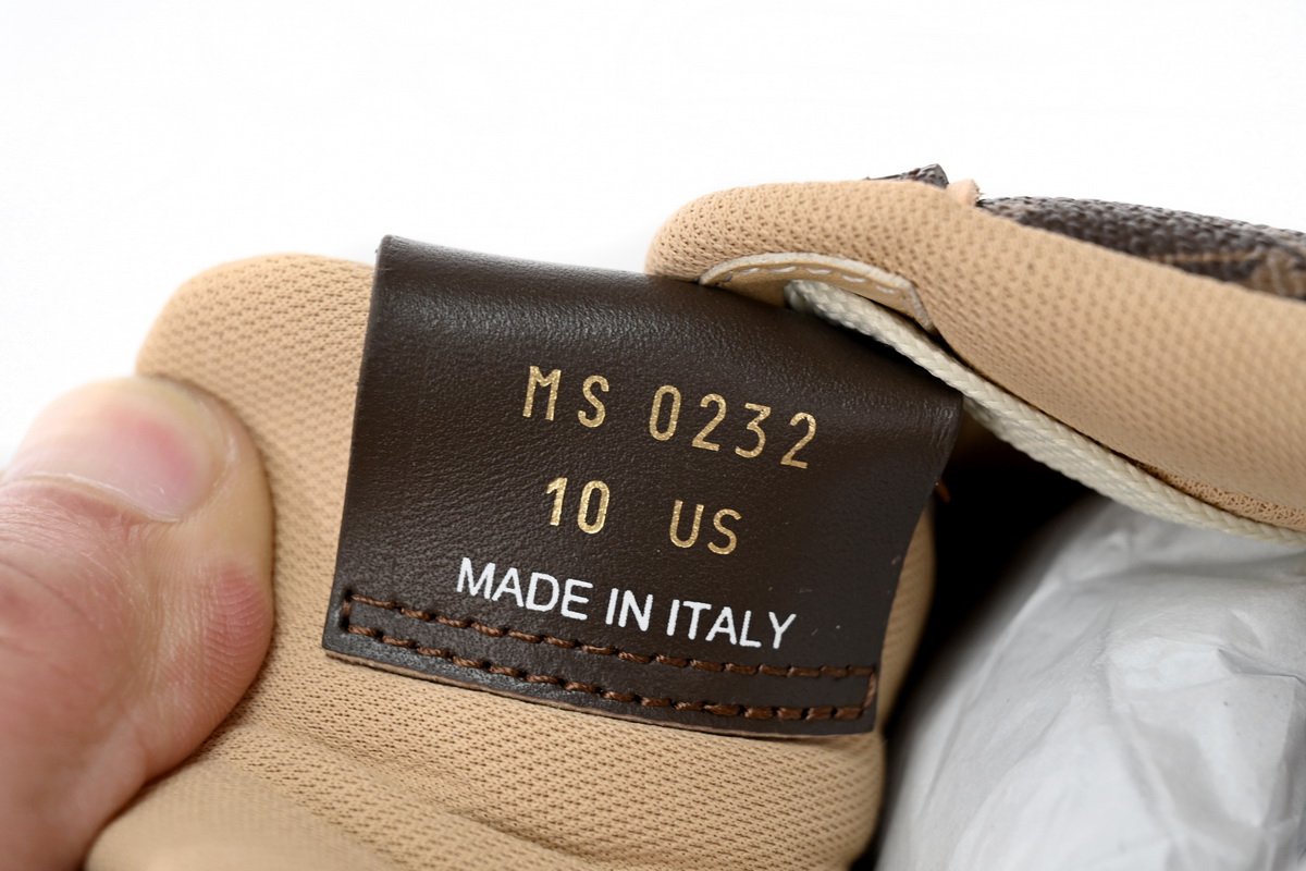 PK God Batch LOUIS VUITTON x Nike Air Force 1 Coffee - Image 11
