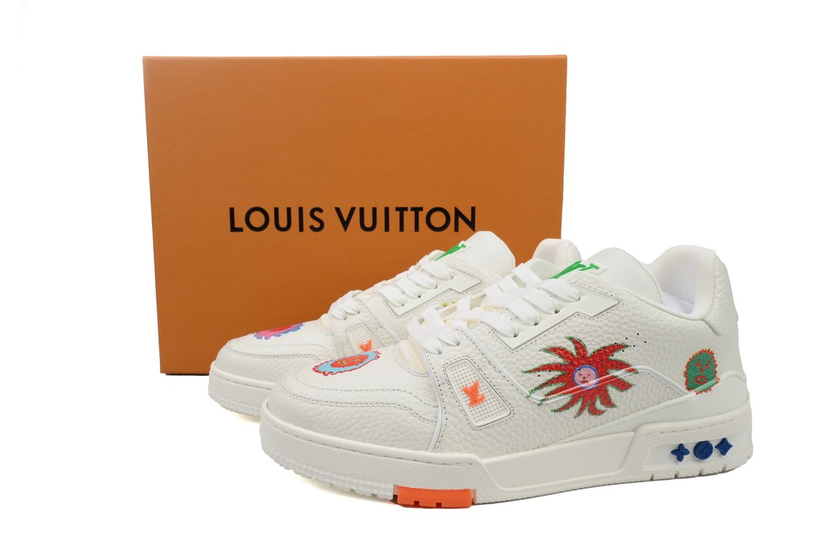PK God Batch Yayoi Kusama x Louis Vuitton Trainer White - Image 11