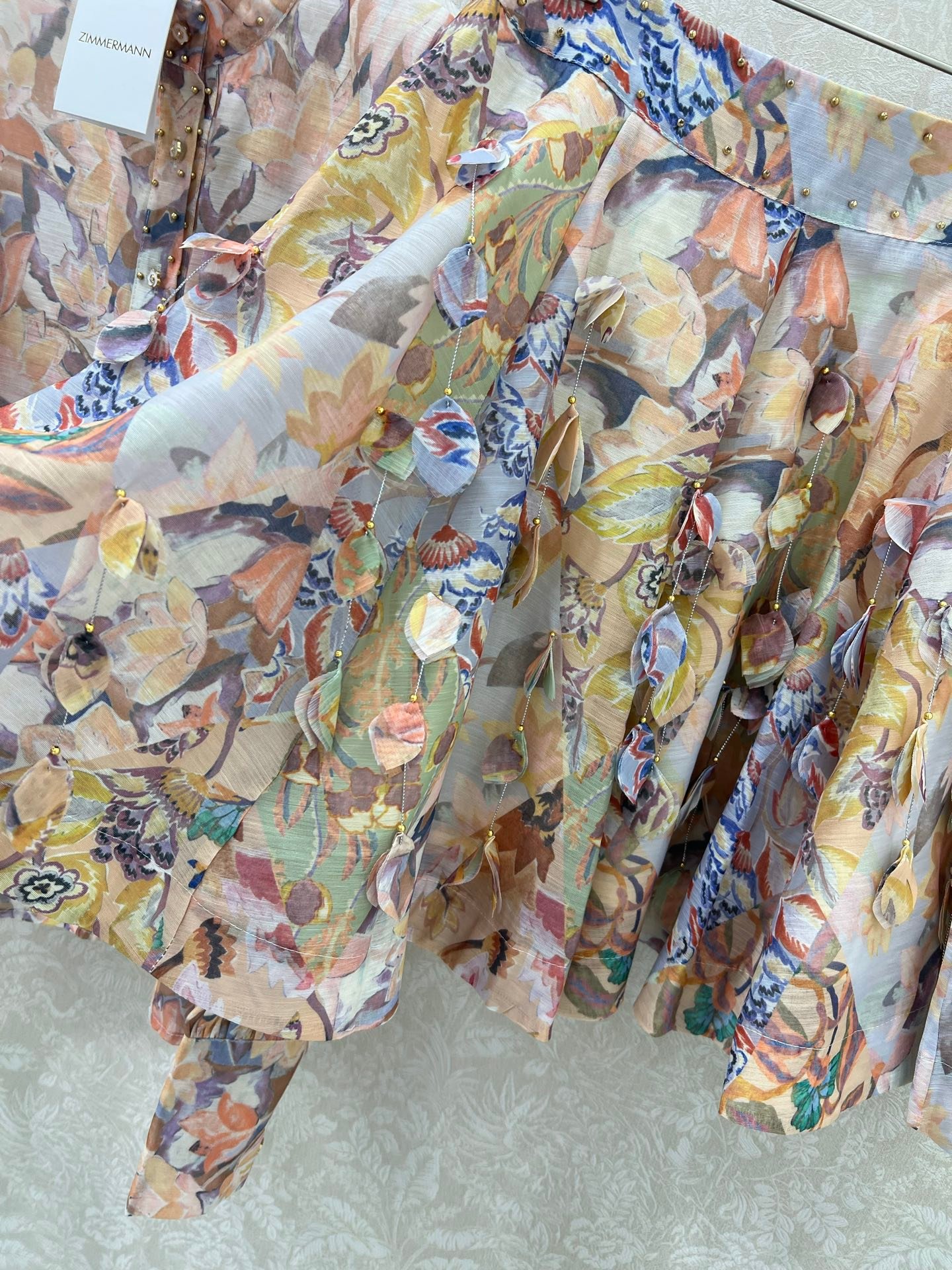 ZIMMERMANN Illustration crystal-embellished floral-print - Image 2