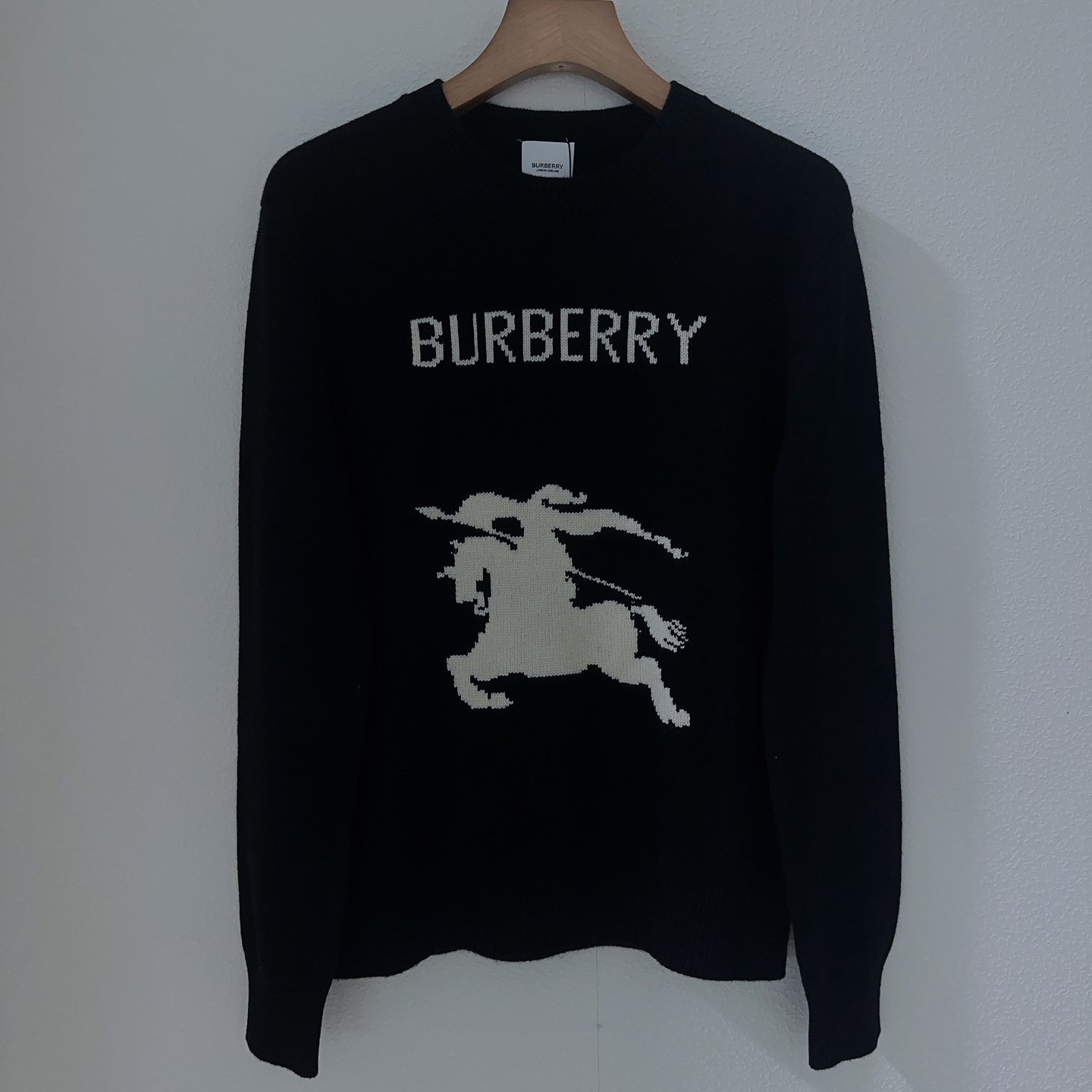Burberry Classic Warhorse Wool Knit Sweater D80105 - Image 5