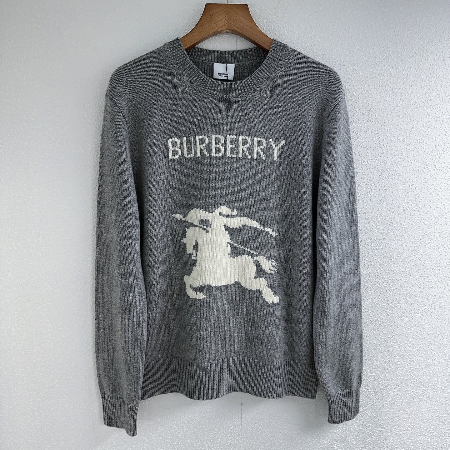 Burberry Classic Warhorse Wool Knit Sweater D80105 - Image 2