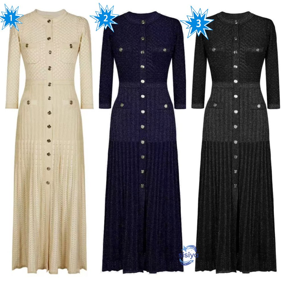 Rebecca Vallance Alice knitted midi dress D8021