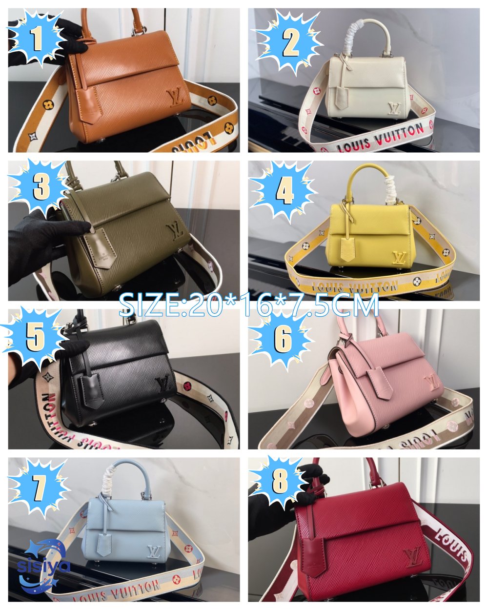 LV detachable shoulder strap mini handbag L91806