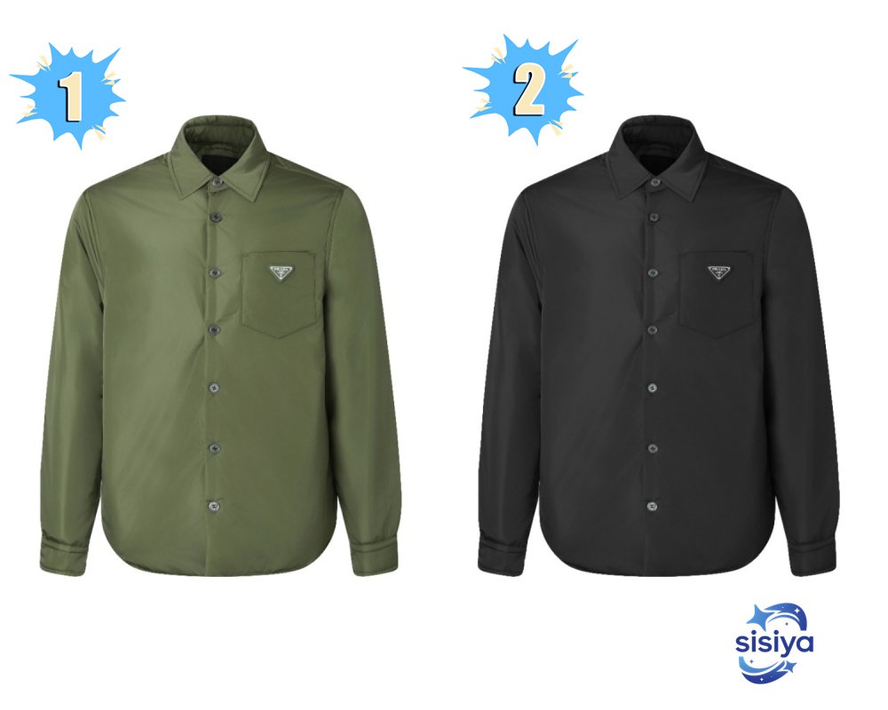 PRADA shirt-style lightweight coat 92605