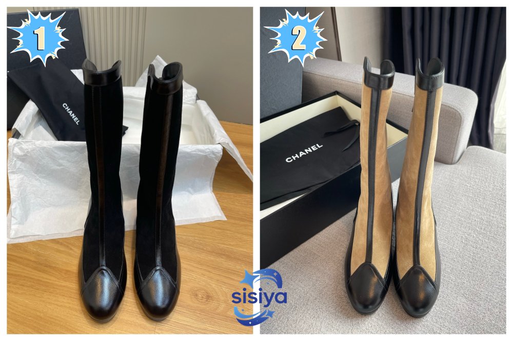 Chanel suede leather boots L92502