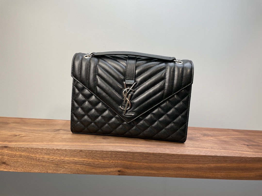 Saint Laurent COLLEGE mini in shiny leather L90304 - Image 2