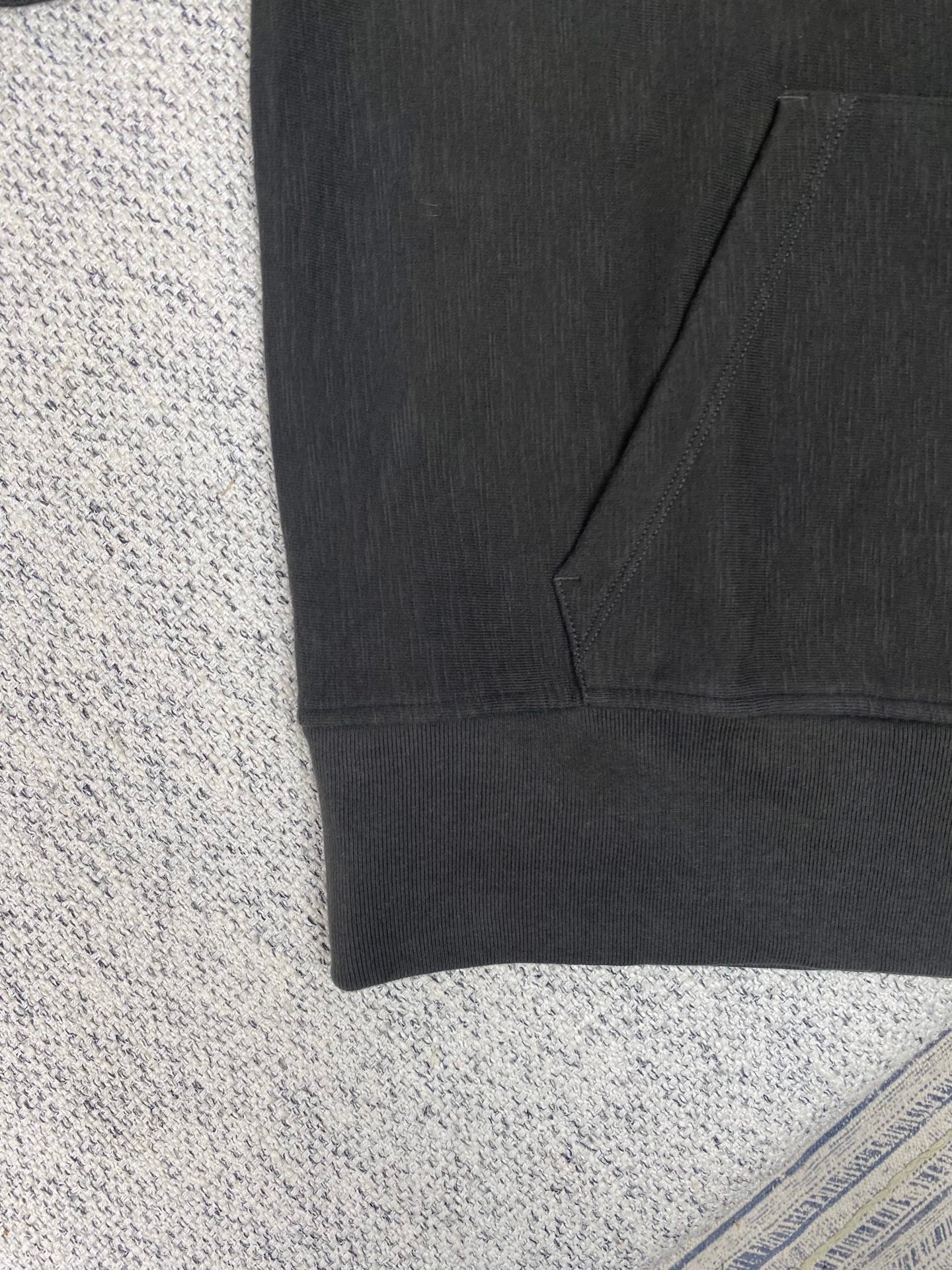 THE ROW Solid-color Drawstring Hooded Straight-Tee Long-Sleeved Sweatshirt 90901 - Image 6