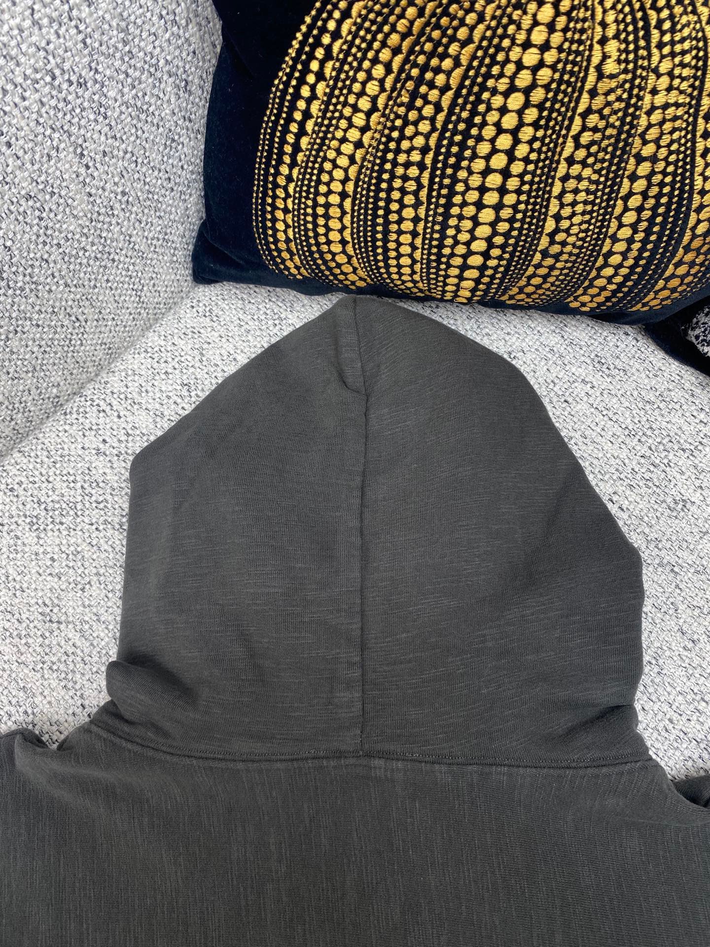 THE ROW Solid-color Drawstring Hooded Straight-Tee Long-Sleeved Sweatshirt 90901 - Image 4