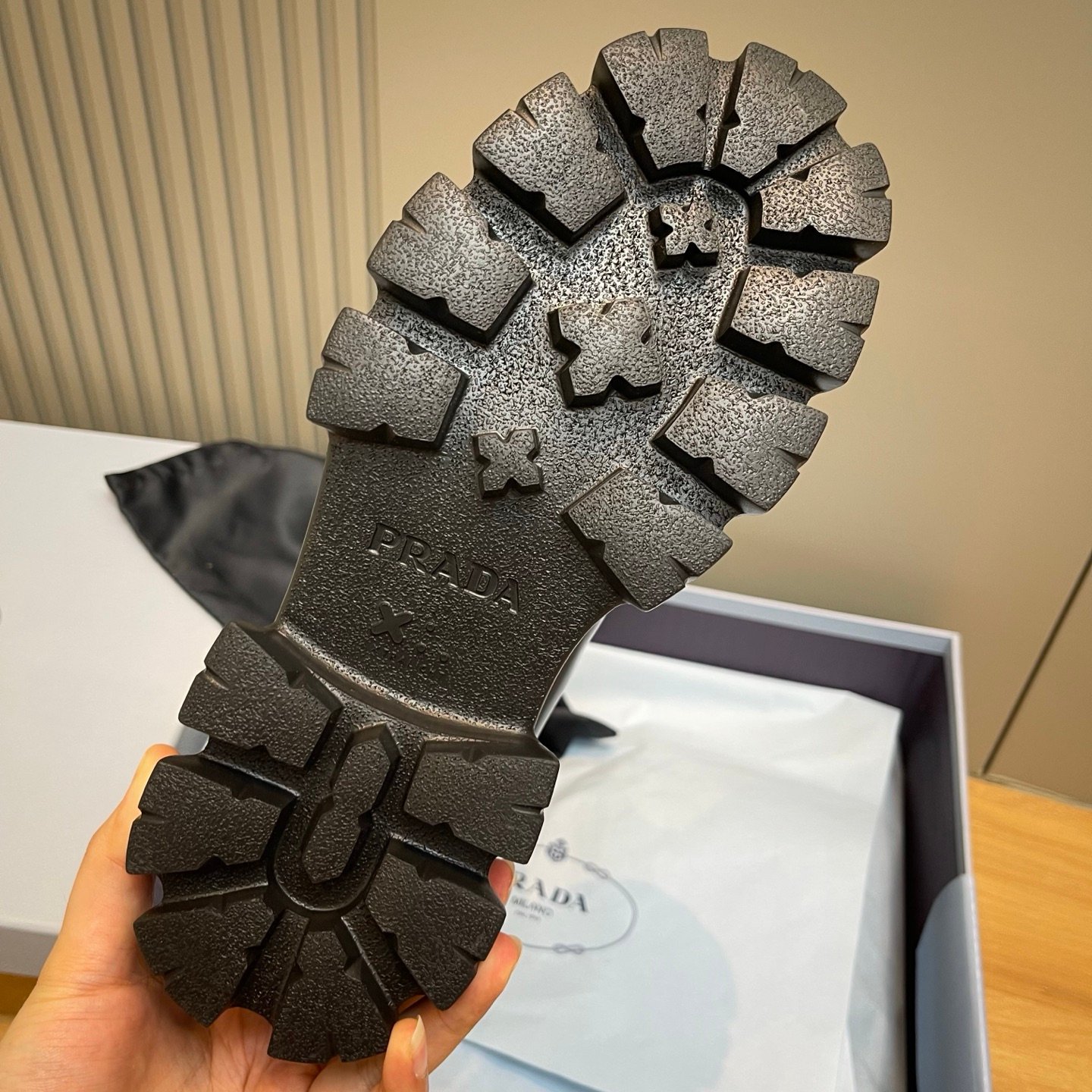 Prada thick-soled Chelsea boots L90902 - Image 6