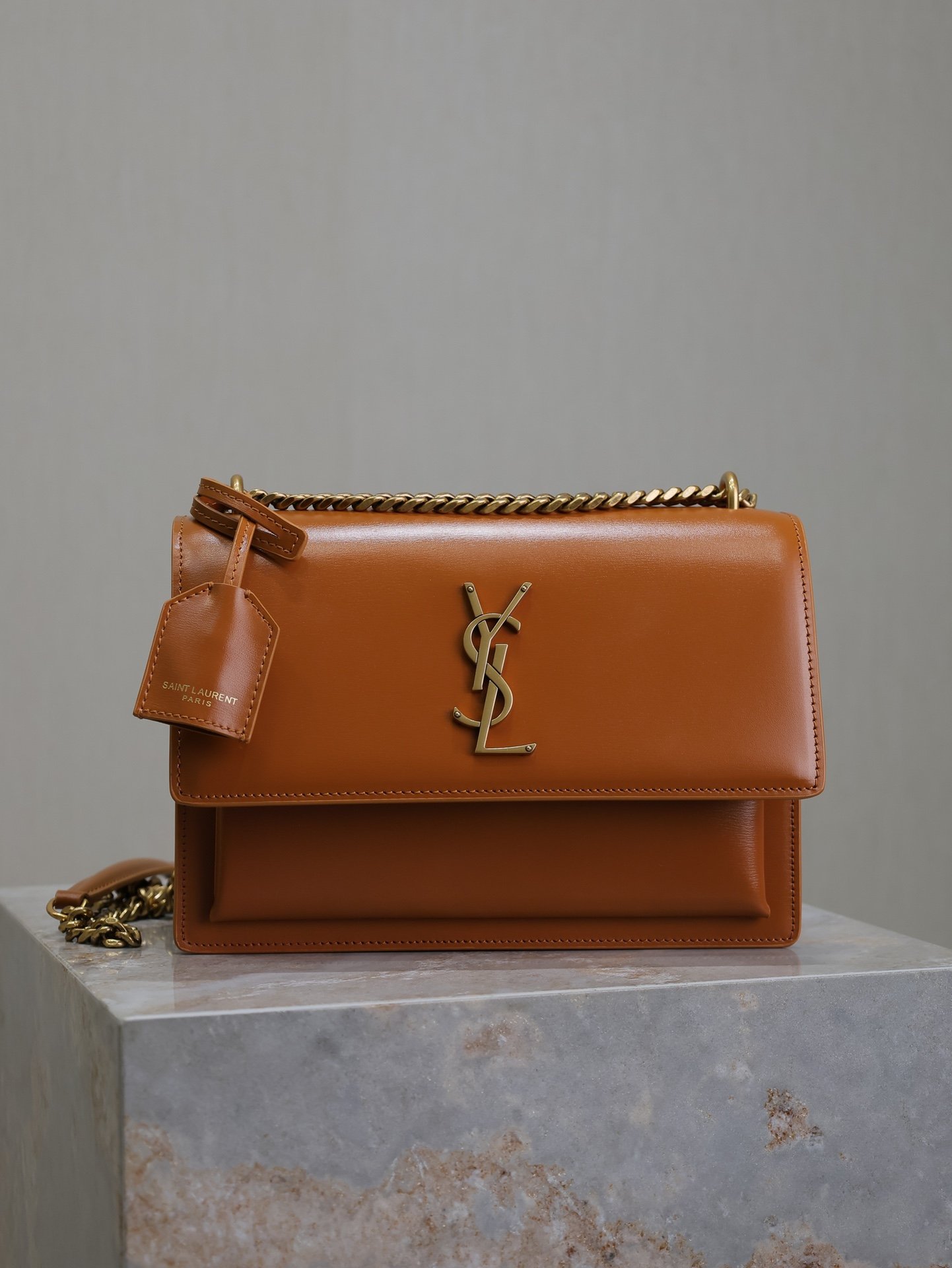 YSL Toothpick pattern gold-plated shoulder bag L90906 - Image 2