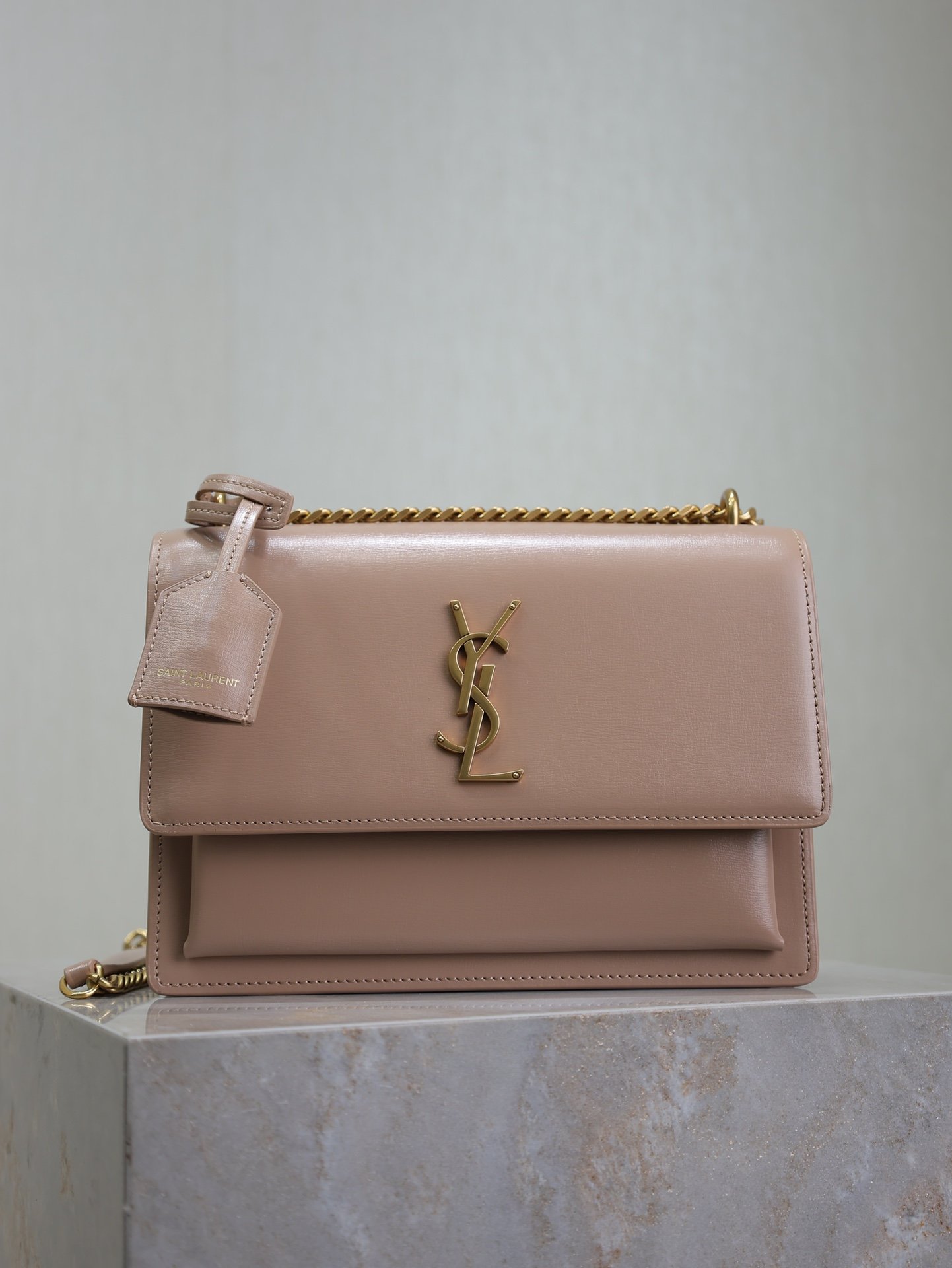 YSL Toothpick pattern gold-plated shoulder bag L90906 - Image 5